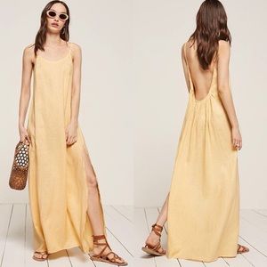 Reformation Rio Dress Buttercup NWT